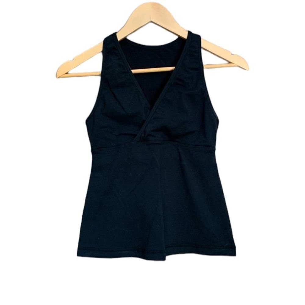 Lululemon black basic tank top